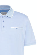 Contrast Polo Shirt - Blue