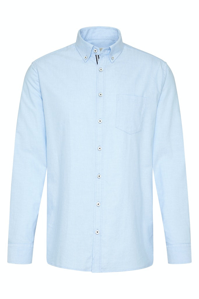 Long Sleeve Casual Shirt - Light Blue