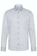 Long Sleeve Casual Shirt - Blue/Grey