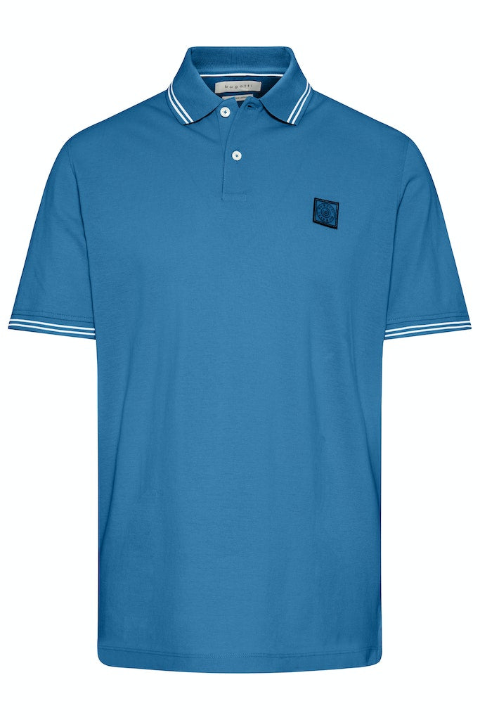 Short Sleeve Polo - Ocean
