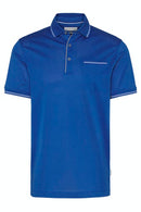 Plain Pocket Polo - Blue