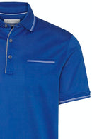 Plain Pocket Polo - Blue