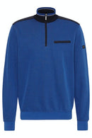 1/4 Zip Sweatshirt - Blue