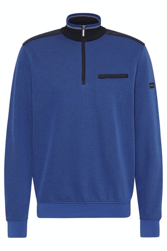 1/4 Zip Sweatshirt - Blue