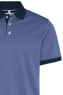 Contrast Collar Polo - Royal Blue
