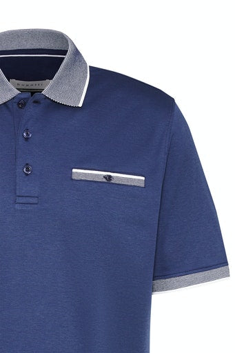 Contrast Polo Shirt - Royal
