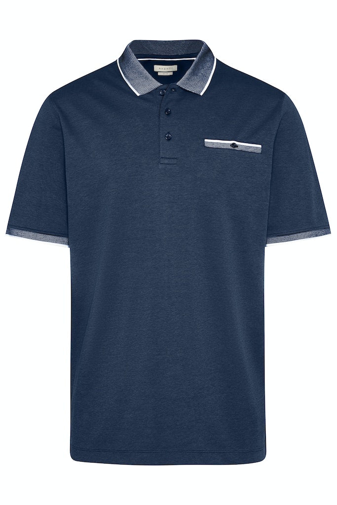 Short Sleeve Polo - Navy Blue