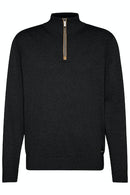 Troyer Zip Jumper - Navy