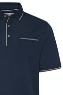 Plain Pocket Polo - Navy