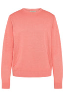 Round Neck Jumper - Coral