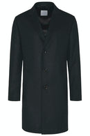 Wool Cashmere Coat - Dark Grey
