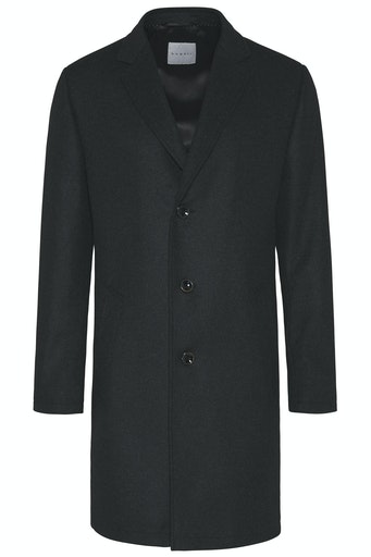 Wool Cashmere Coat - Dark Grey