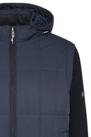 Full Zip Hybrid Jacket - Navy