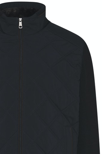 Premium Zip Hybrid Jacket - Navy