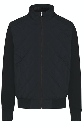 Premium Zip Hybrid Jacket - Navy