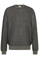 Merino Wool Round Neck Jumper - Beige