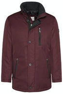 Mid Length Casual Jacket - Red