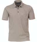 Plain Polo Shirt - Beige