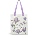 Spring Bulbs Medium Open Top Tote - Natural