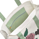 Life Is Rosy Medium Open Top Tote - Natural