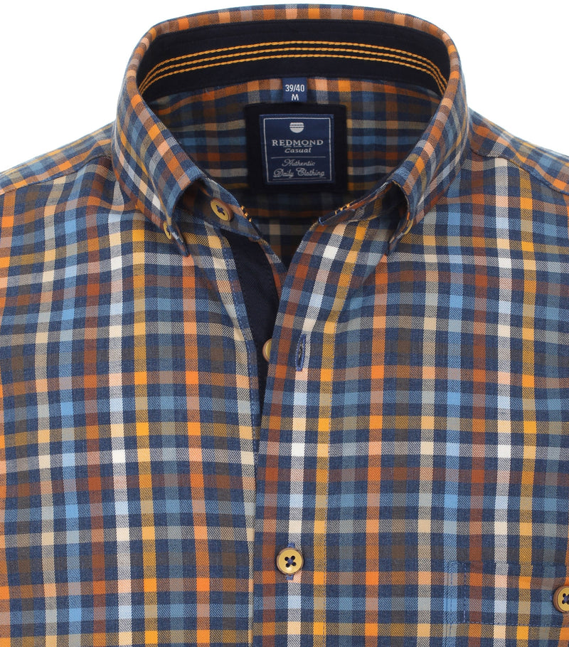 Casual Long Sleeve Shirt - Blue