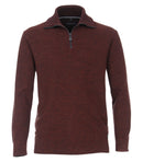 Patterned Troyer Jumper - Orange