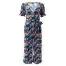 Carly Jumpsuit - Navy Floral