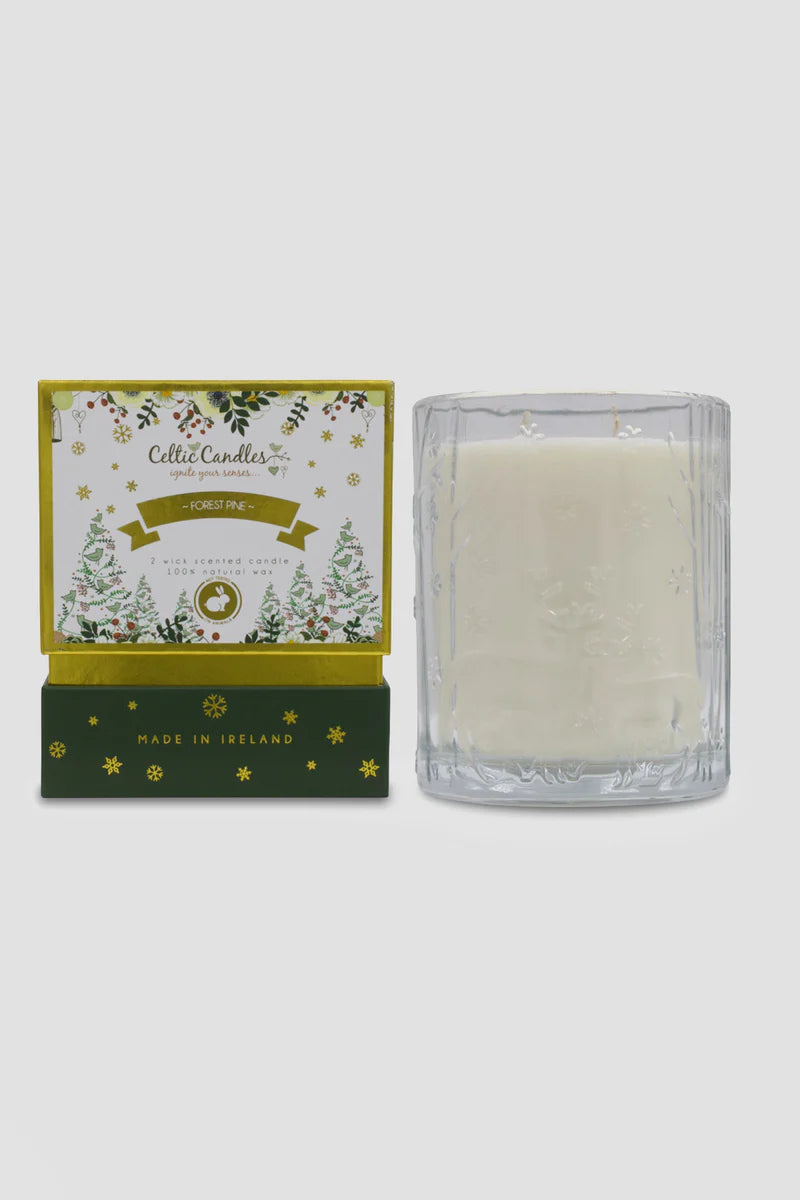 Double Wick Forest Pine Candle