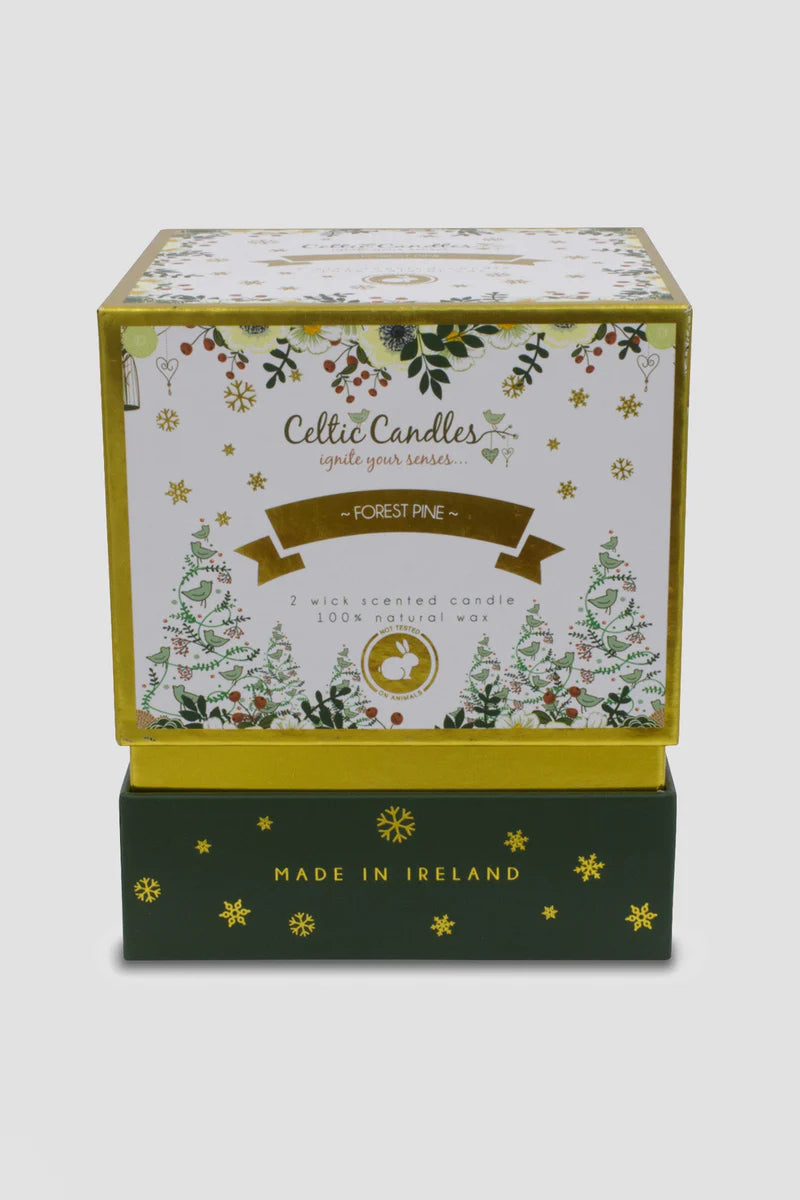 Double Wick Forest Pine Candle