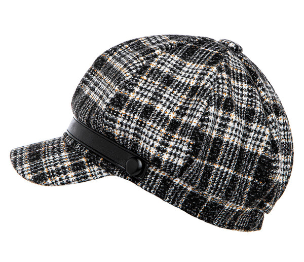 Bakerboy Hat - Black/white