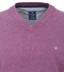 V Neck Jumper - Purple 807