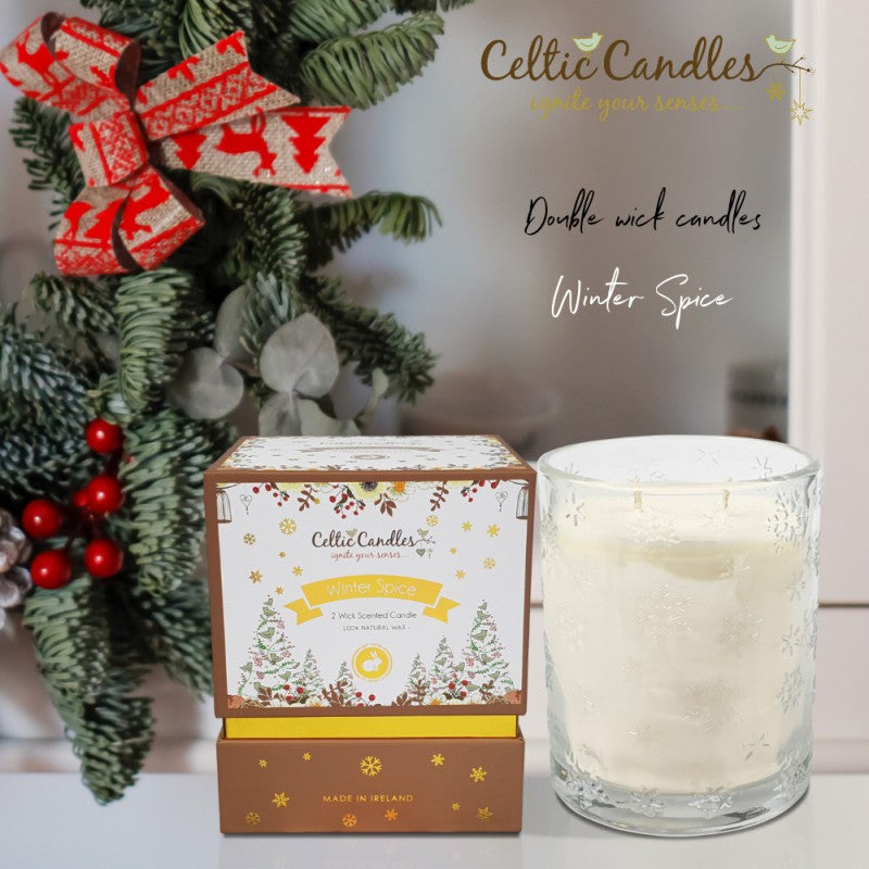 Double Wick Winter Spice Candle