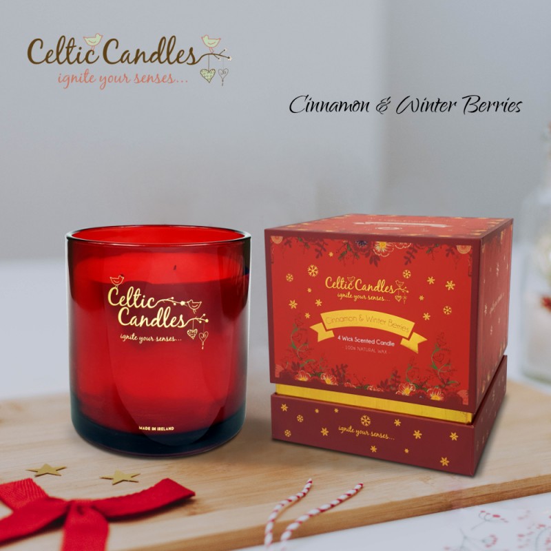 4 Wick Christmas Special Candle - Cinnamon