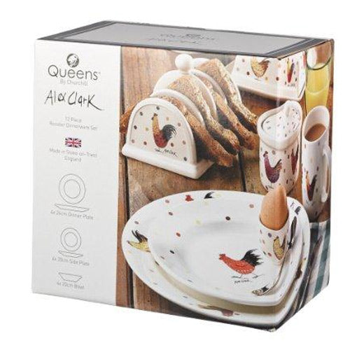 Churchill Alex Clark Rooster 12-Piece Dinner Set