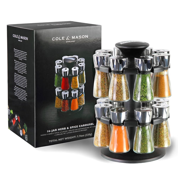 Cole & Mason 16 Jar Herb & Spice Carousel