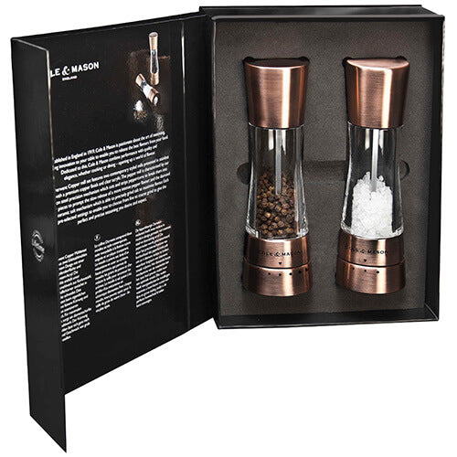 Cole & Mason Derwent Copper Salt & Pepper Mill Gift Set