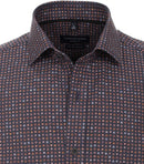 Casual Fit Print Shirt - Light Blue