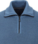 Patterned Troyer Jumper - Azure Blue