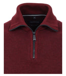 Patterned Troyer Jumper - Red