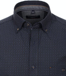 Casual Fit Print Shirt - Light Blue