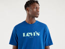 Levis Short Sleeve Relaxed Fit T-shirt - Navy