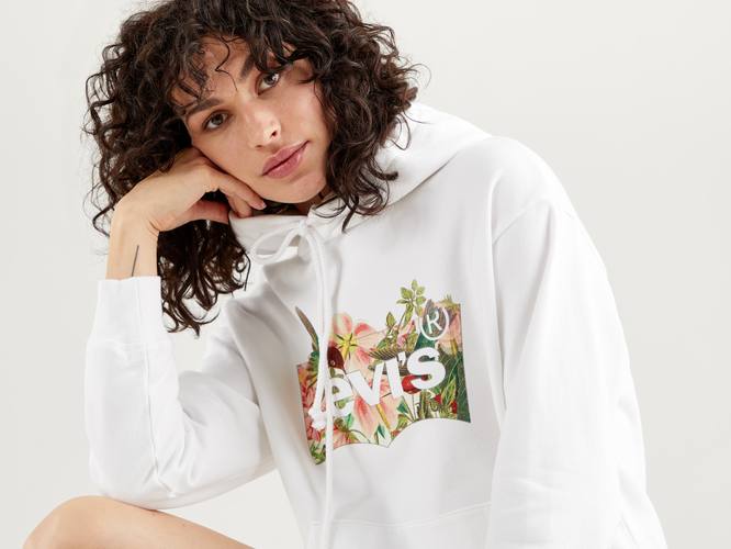 Graphic Hoodie - White