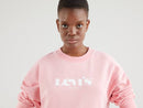 Graphic Batwing Crew - Pink