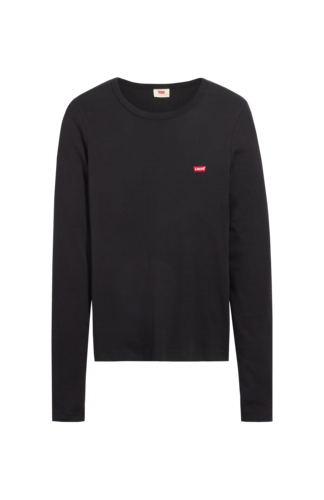 Long Sleeve Baby T-shirt - Caviar