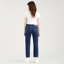 Ladies 501 Crop Jean - Salsa Stonewash