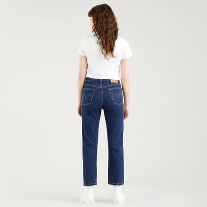 Ladies 501 Crop Jean - Salsa Stonewash