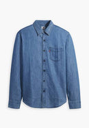 Sunset 1 Pocket Slim Shirt - Mid Worn