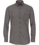 Long Sleeve Print Shirt - Tangarine