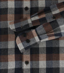 Long Sleeve Check Shirt - Antracite
