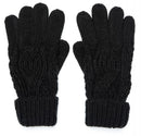 Knitted Gloves - Black